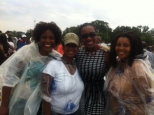 Me with my new friends.