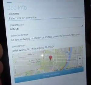 Technuf Aphelia Mobile App Technuf-Aphelia-Powerline_Fallen_on_Tree_Job
