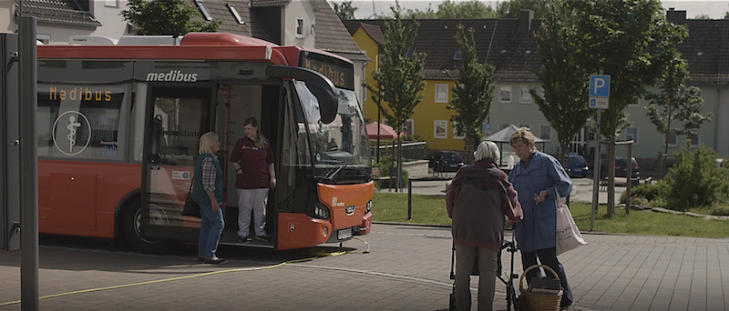 Medibus in rural town bringing accessible healthcare