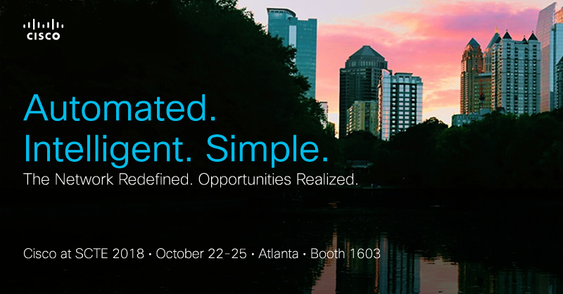 Cisco @ SCTE Cable-Tec Expo: Navigating a Multi-Network World
