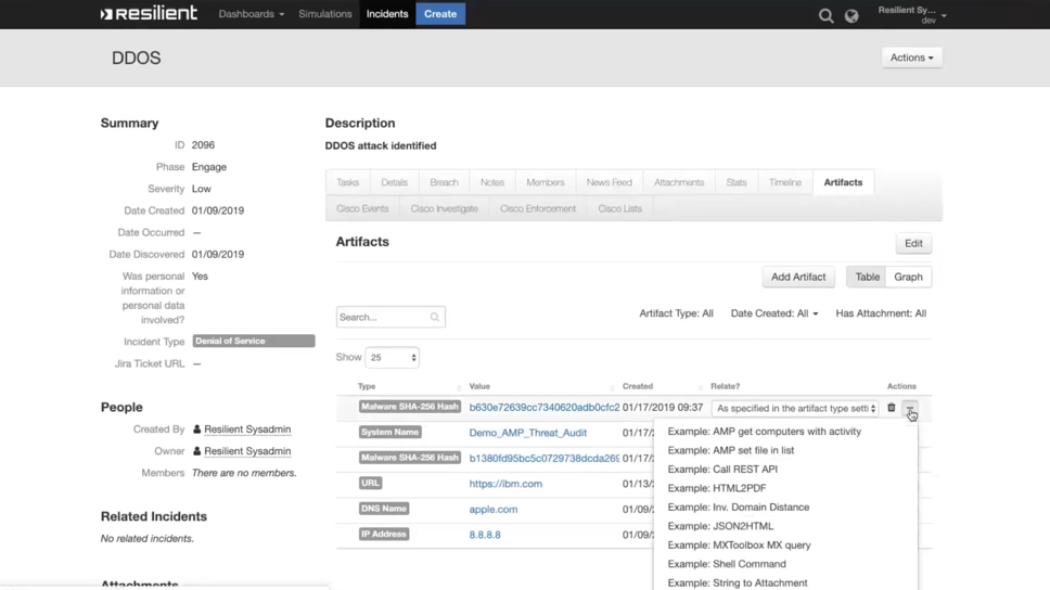Resilient and AMP For Endpoints DDoS