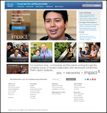 CSR Home page screen Capture for blog