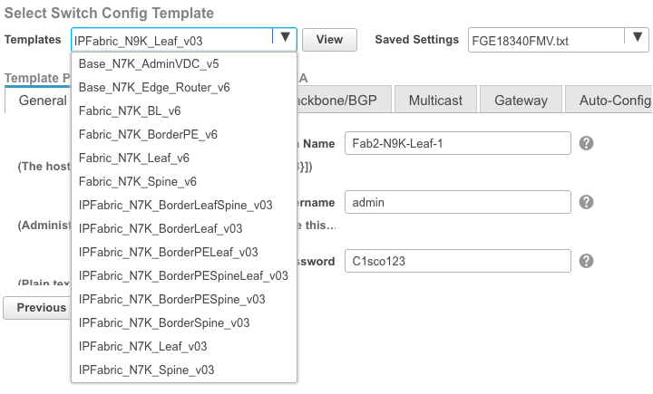 DCNMFabricPathVxLANTemplate