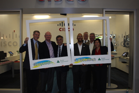 Cisco employees from our Lawrencevill, Georgia, campus attended the grand opening of the JA Discovery Center at Gwinnett on August 27.