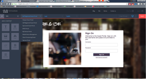 ISE Portal Builder - 2