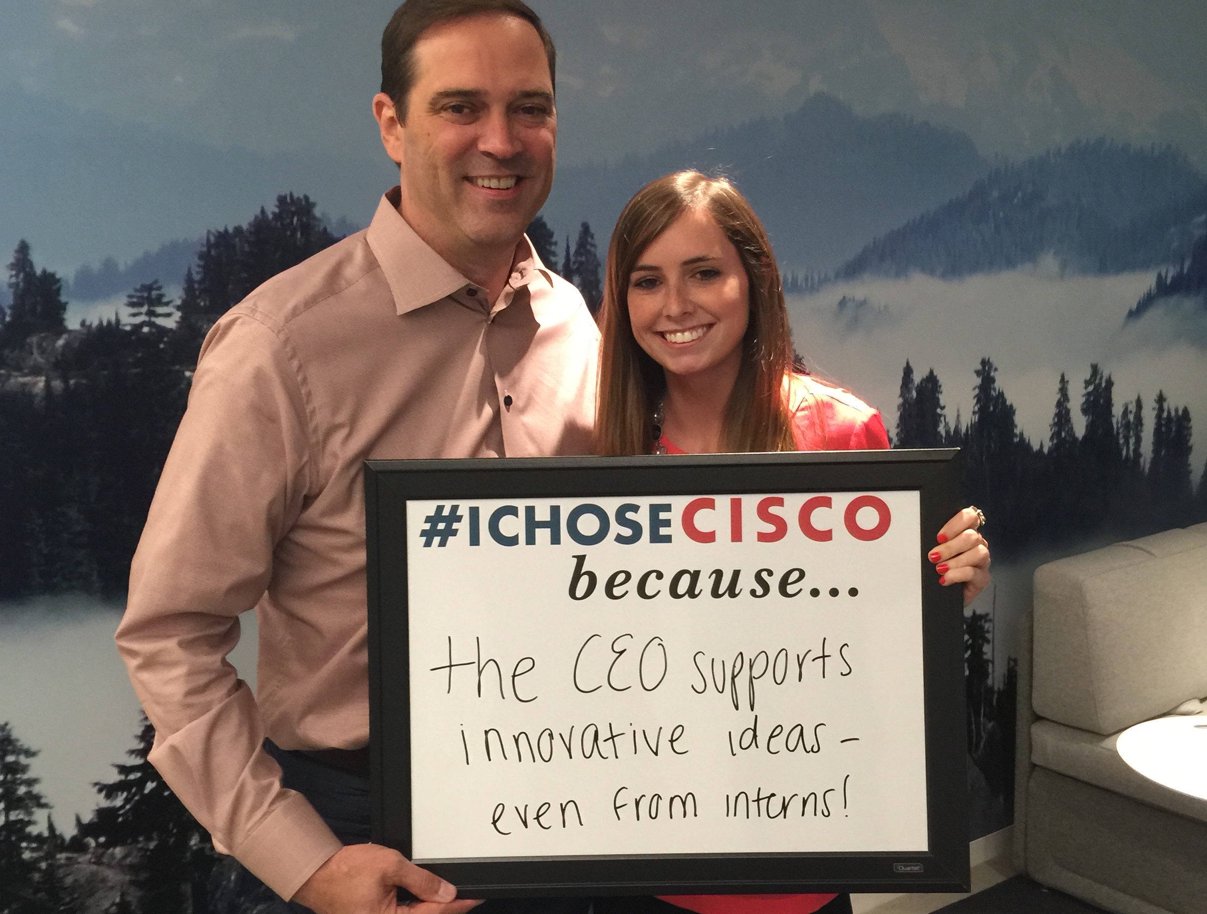 Intern Kayla I Chose Cisco