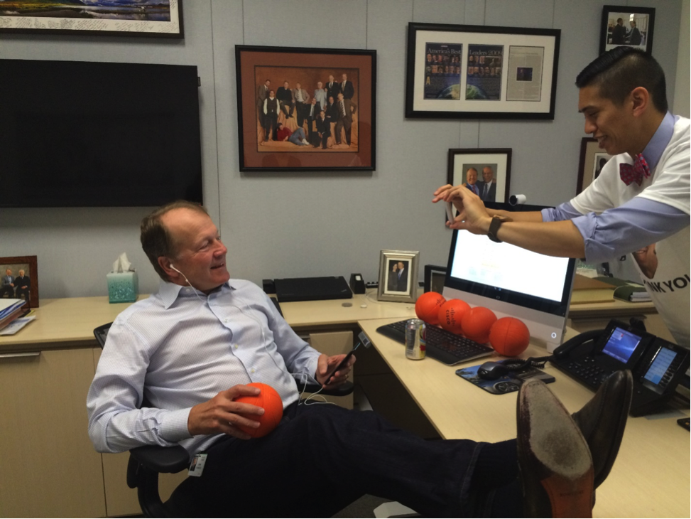 John Chambers and Justin