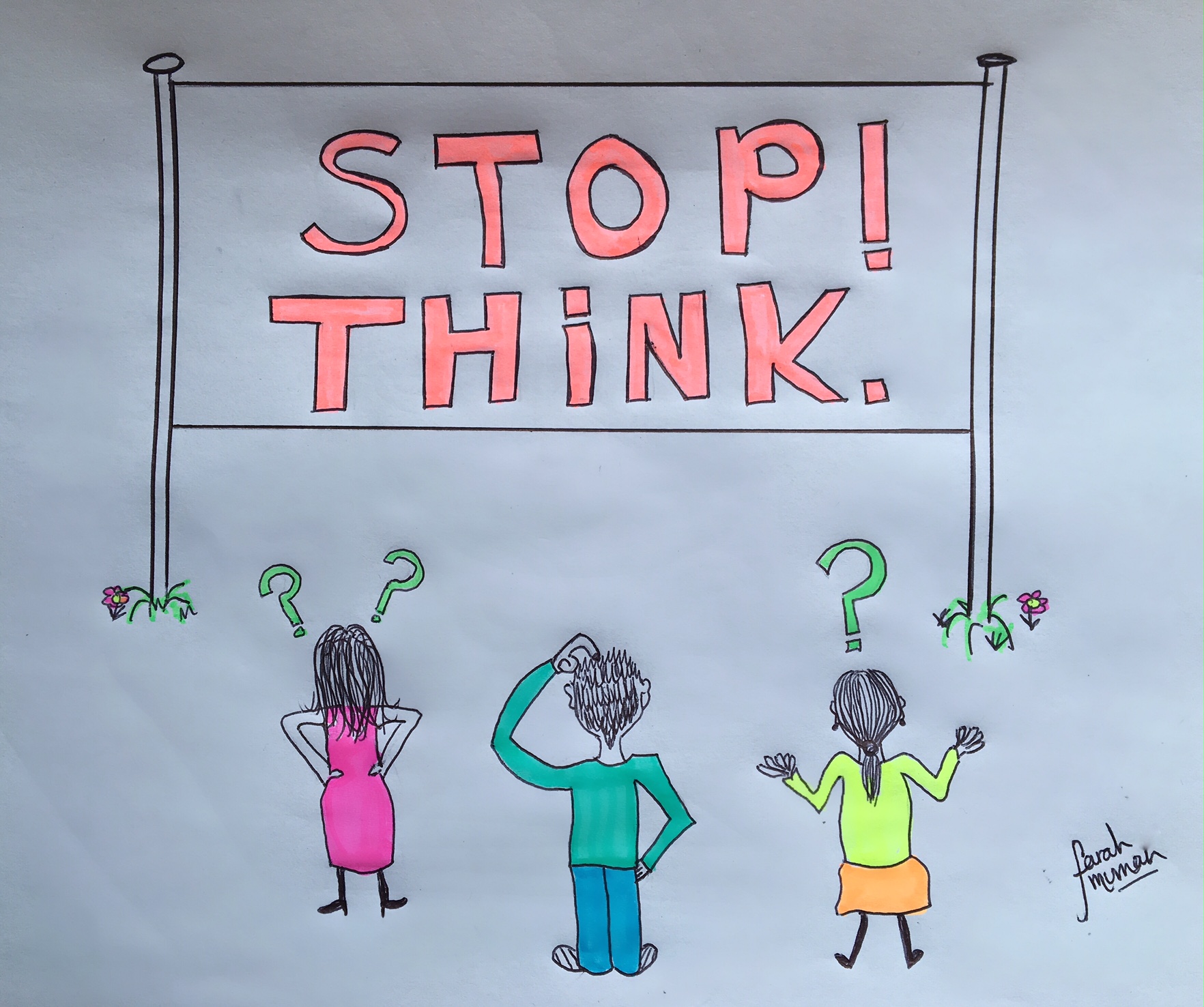 Stop! Think. Sketch Colour