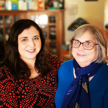 Stacey Faucett and her mom