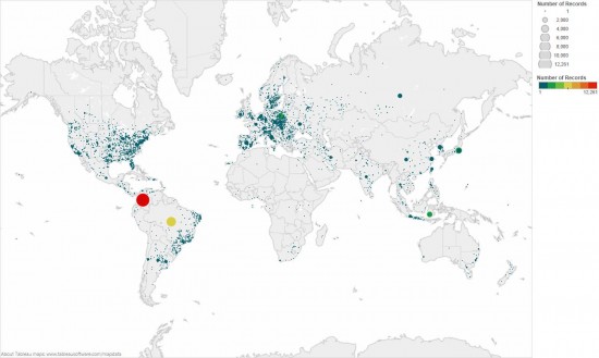 DNS Requests for Ten different Angler Landing Pages
