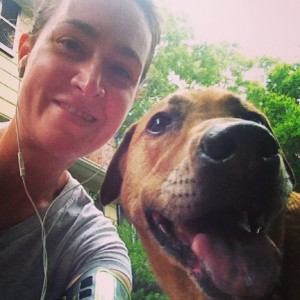 Training for the 5k with my coach. Join us!