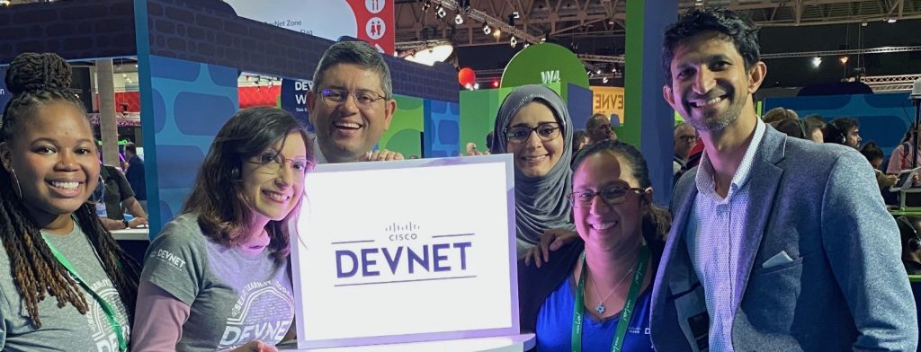 Marketing leaders Silvia Spiva Julio Fernandez Kanwal Komail Ana Nennig Dauria Henry Prashanth Shenoy DevNet Cisco Live