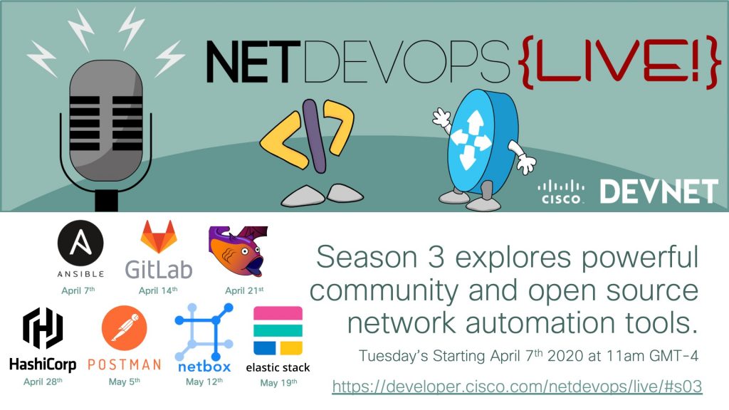 Announcing NetDevOps Live! Season 3 