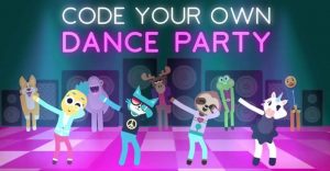 Animated game from Code.org's Hour of Code