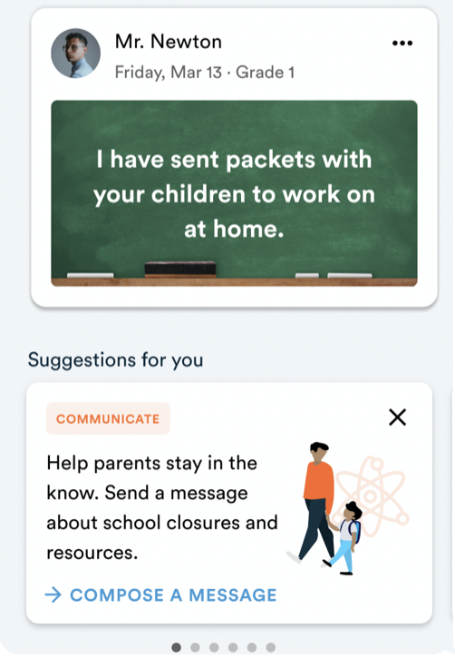 A screenshot of TalkingPoints' tool
