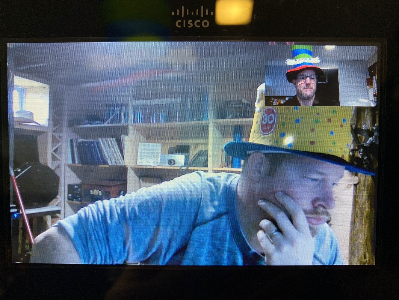 Gatewayers wear hats on Webex