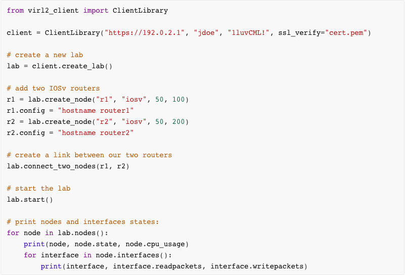 The CML Python Client Library