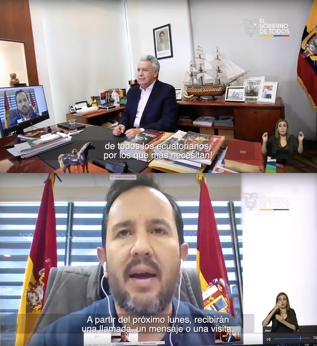 Government in Ecuador stays connected over Webex.