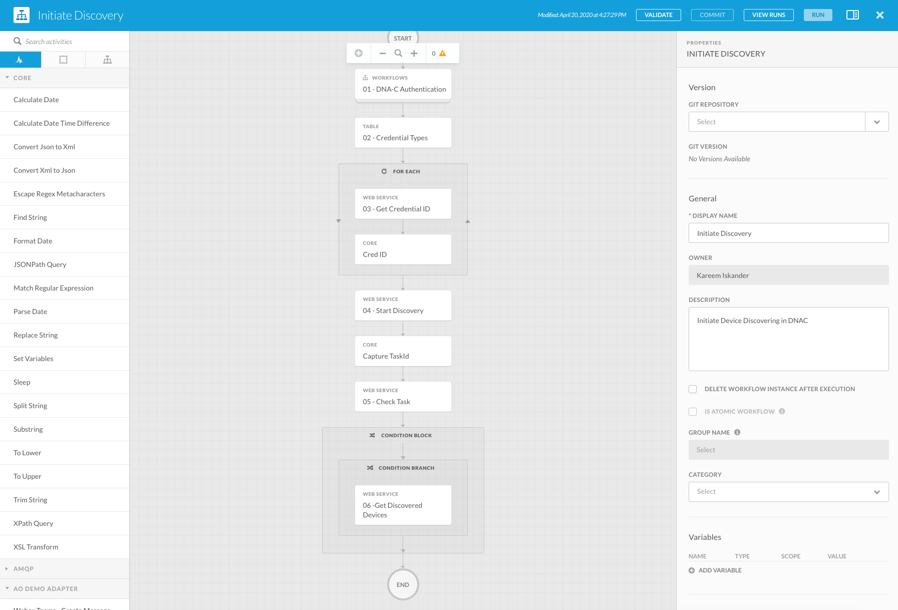 Kareem multi-domain DNA Center 1