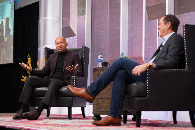 Bryan Stevenson and Chuck Robbins