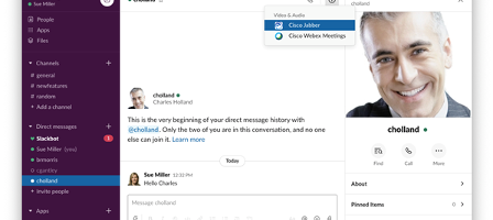 Cisco Calling from Slack