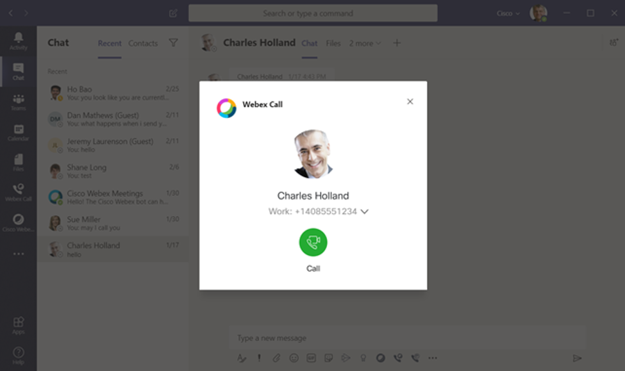 Webex Call