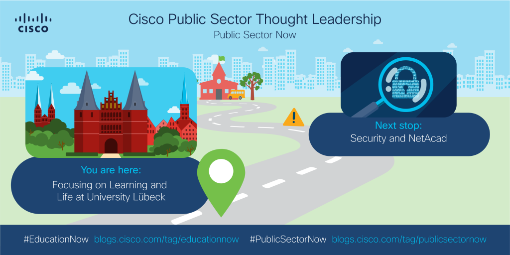 current stop: Lübeck; next stop: Security and NetAcad