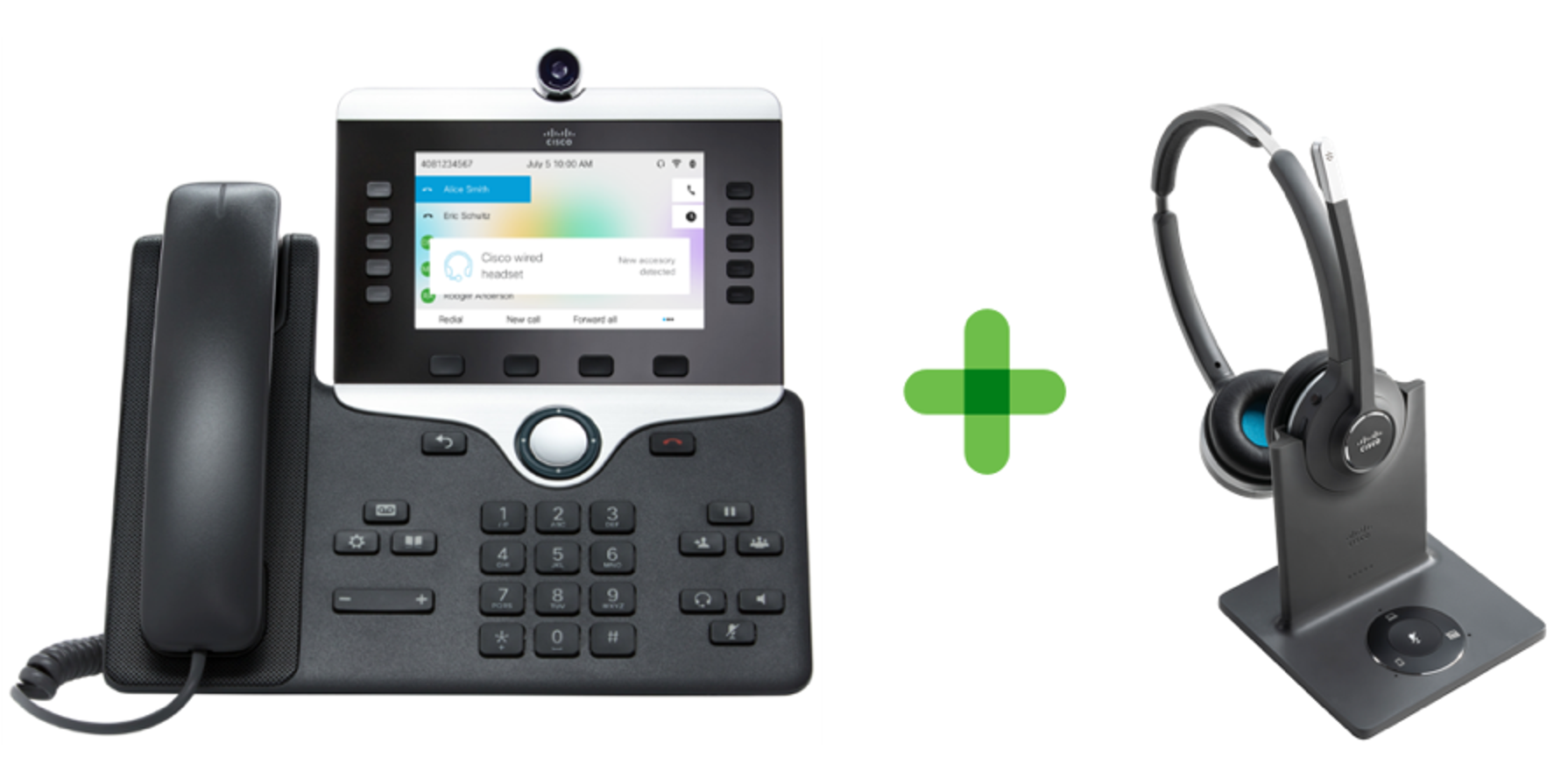 Cisco Headset and Extension Mobility showing seamless login and logout experience
