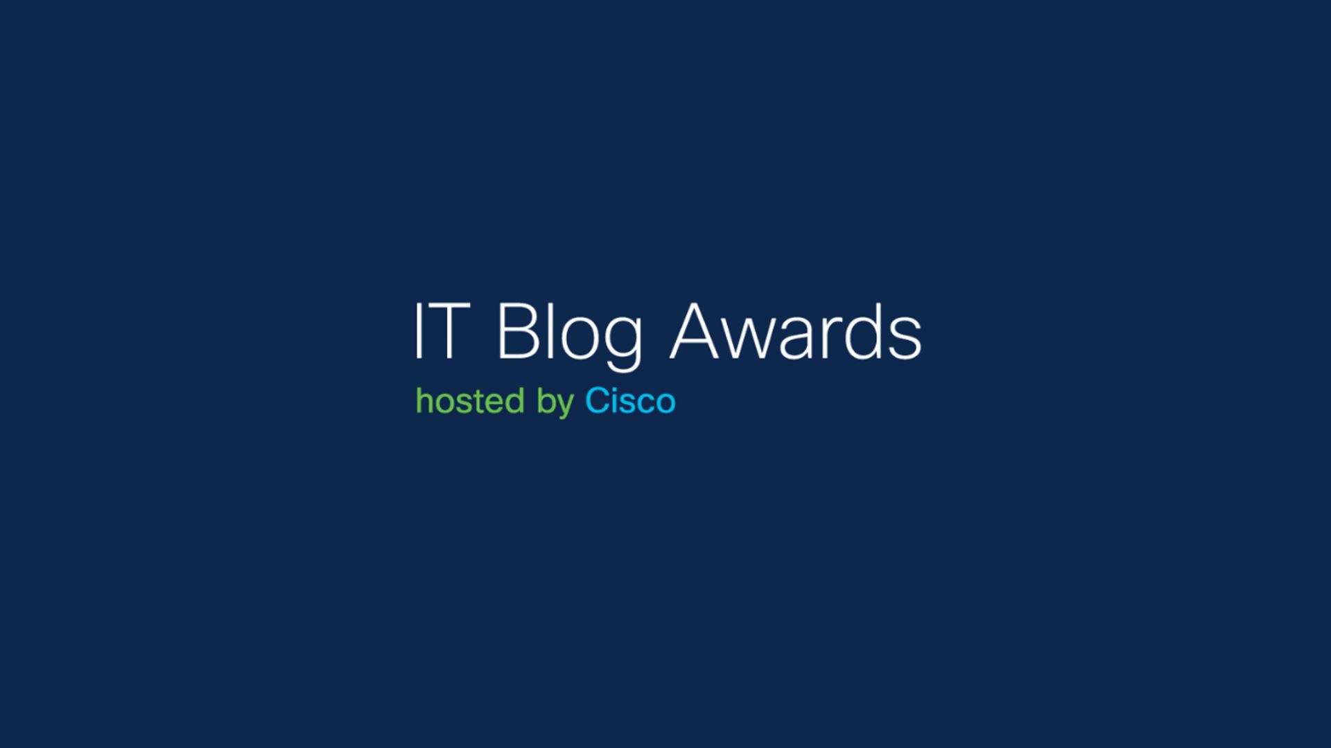 Don’t miss out on the 2020 IT Blog Awards!