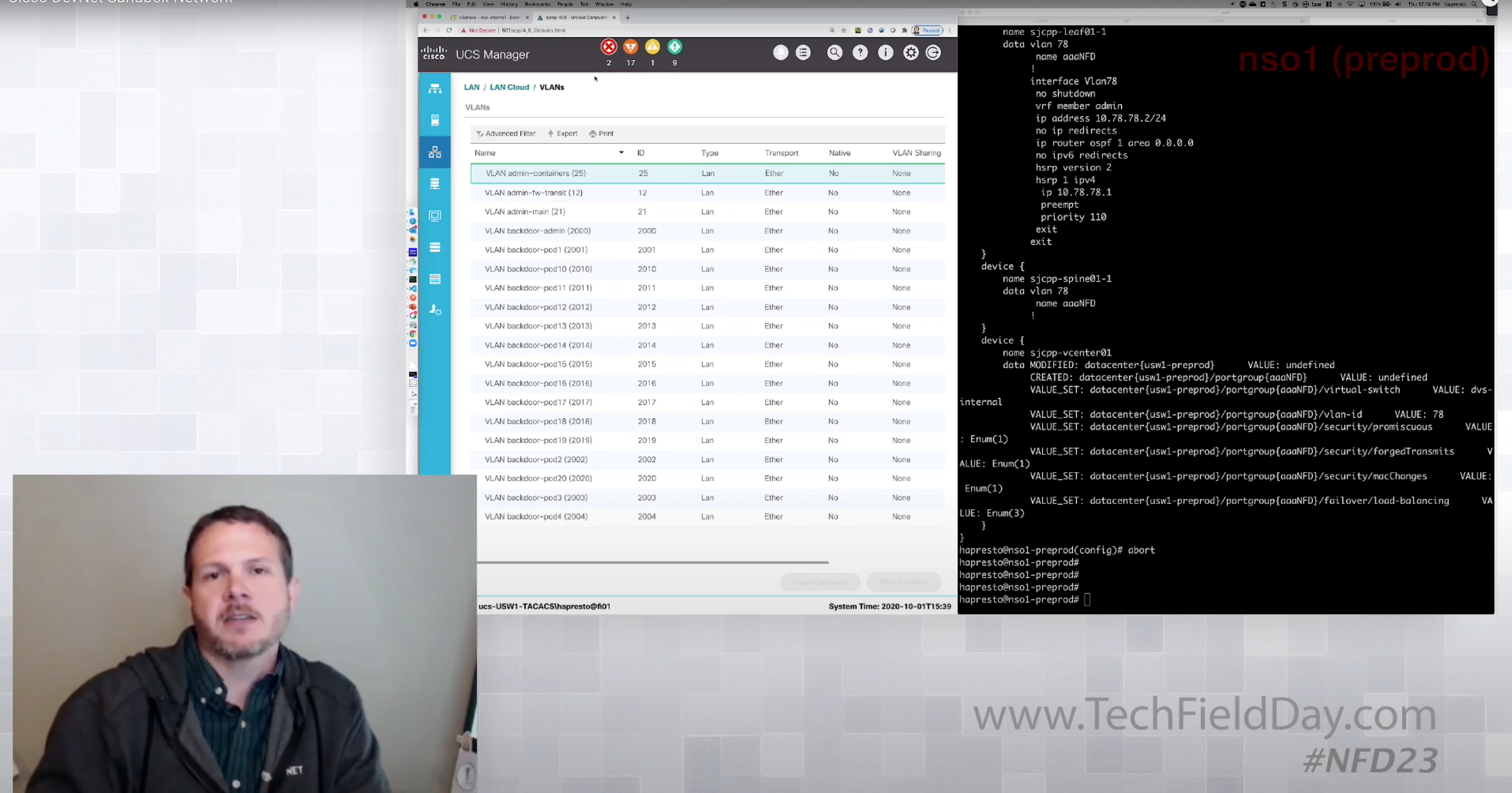 NSO network field day