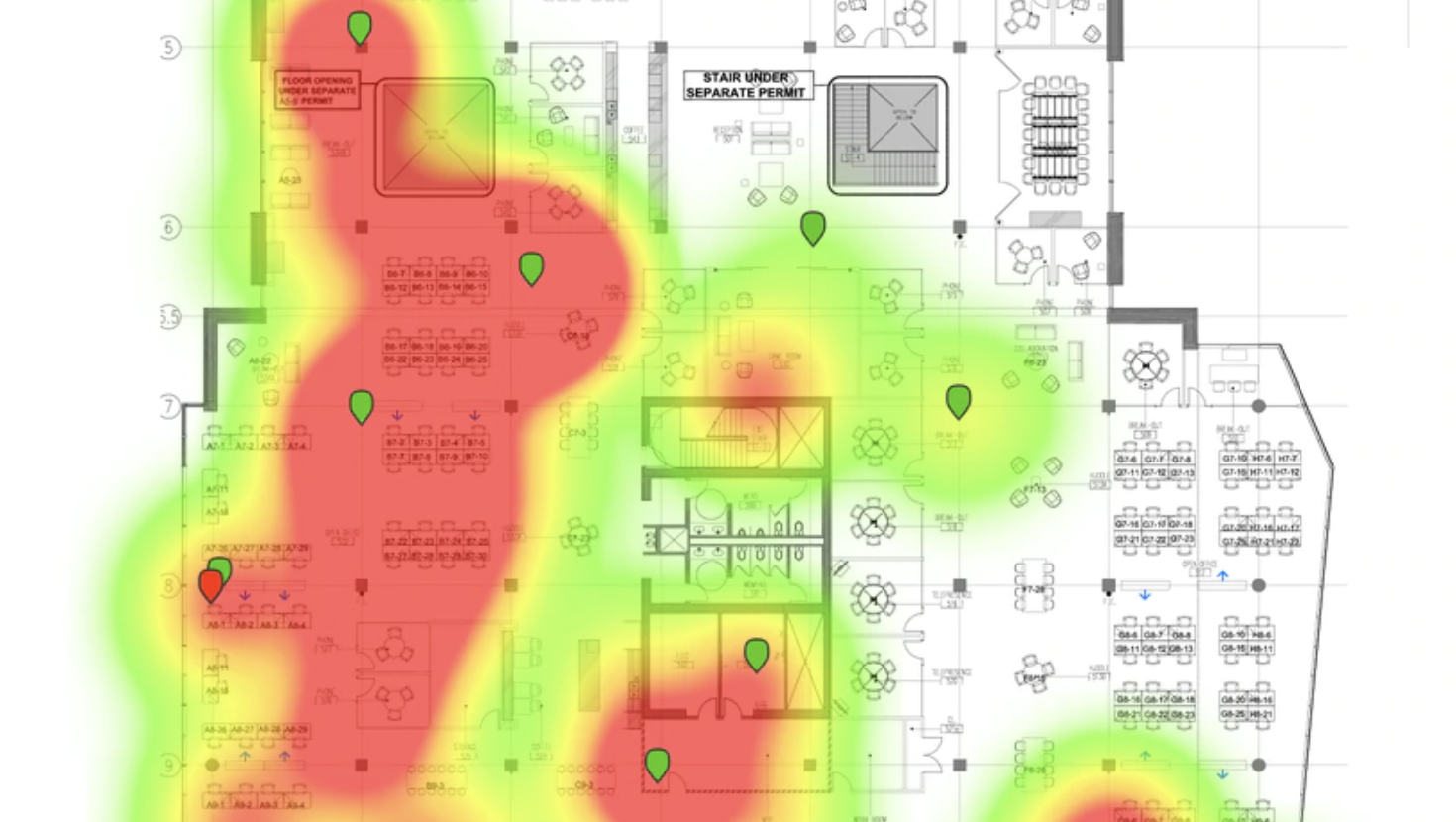 Meraki heat map