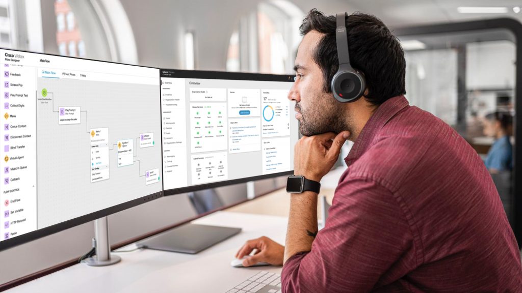 Webex CC - Admin - Flow Control and Control Hub