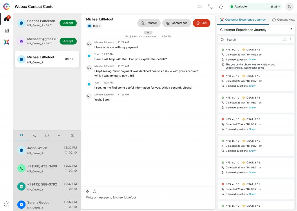 Webex CC - Webex XM - Customer Experience Journey - Vert-1440