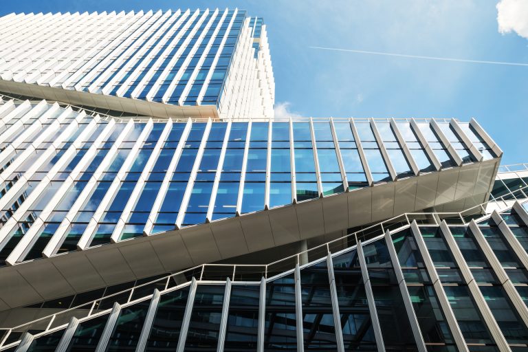 Exterior of a modern building