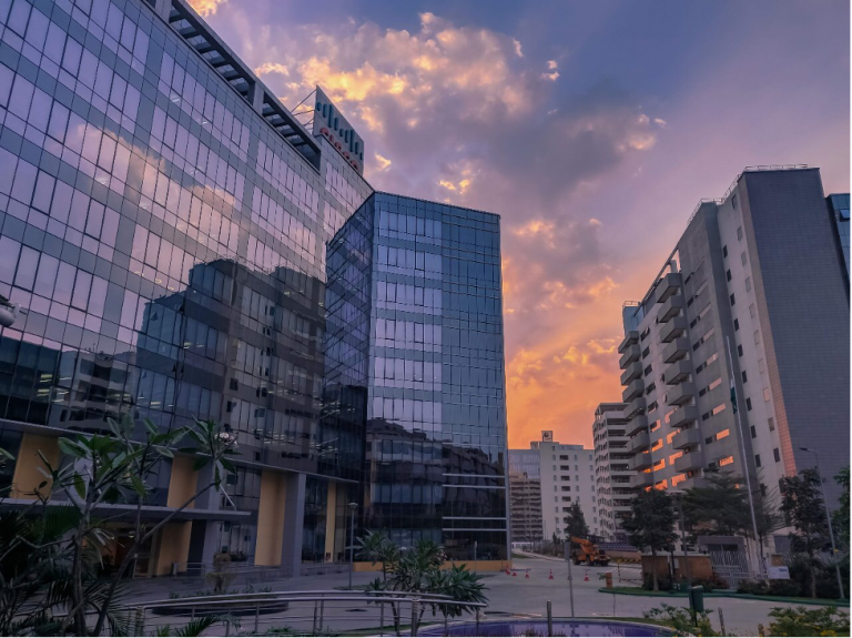 Cisco's campus in Bangalore, India.