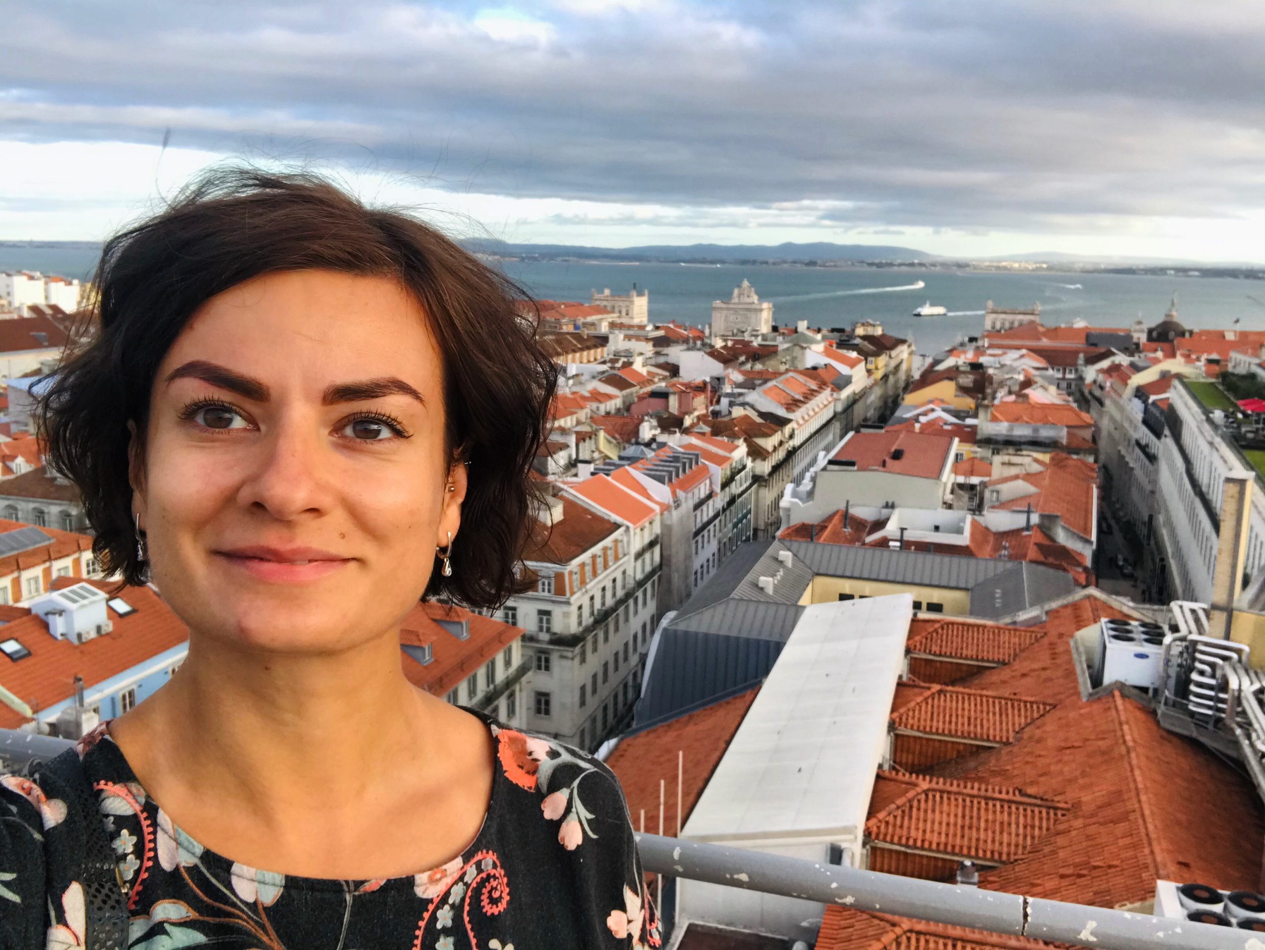 Alena overlooking Krakow 