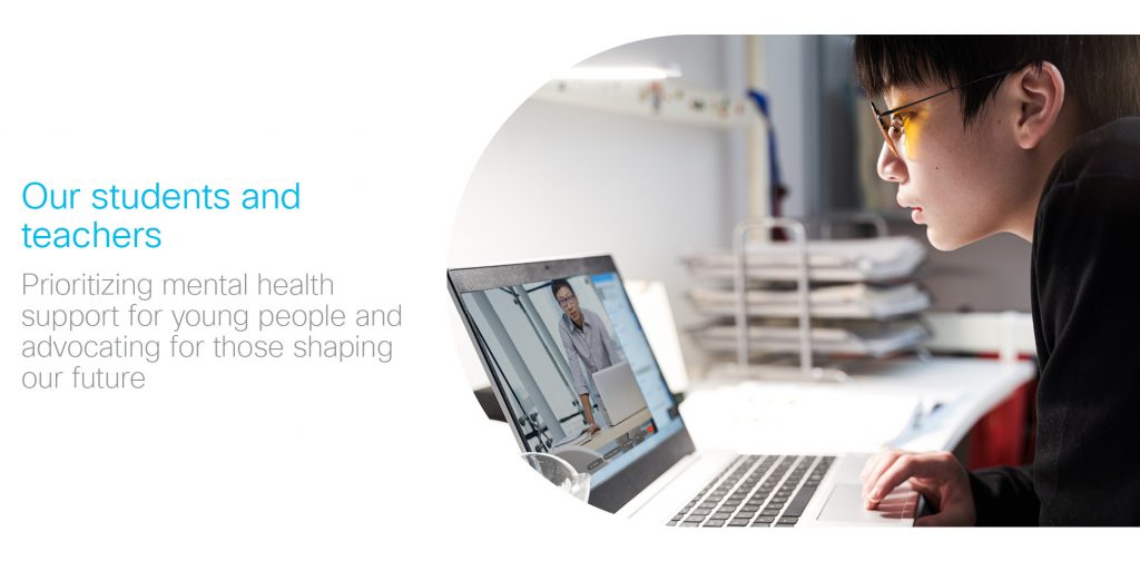 Student joining virtual session