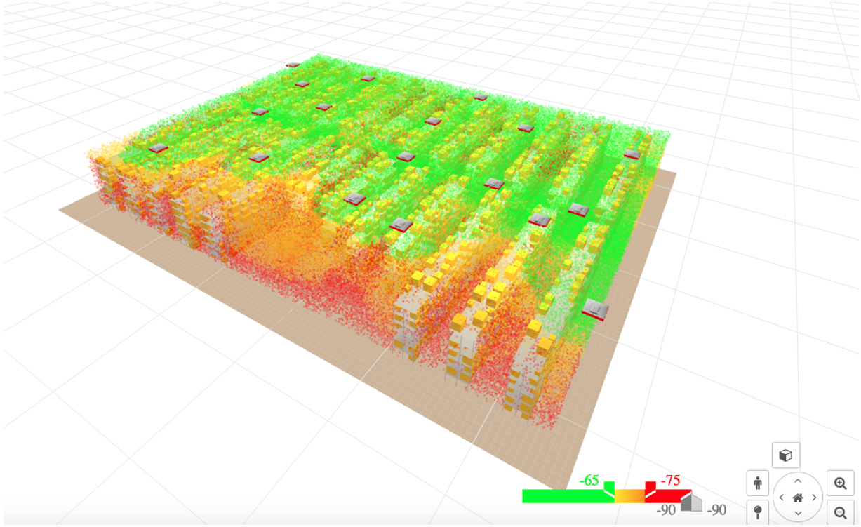 Warehouse point cloud view