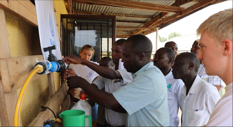 Blue Tap CIC team during a training