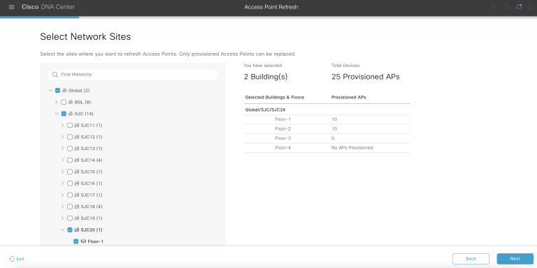 Cisco DNA Center Access Point Refresh