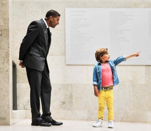Man and child talking - All rights reserved to Sandra Cifo