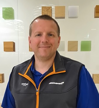 David looking at camera smiling