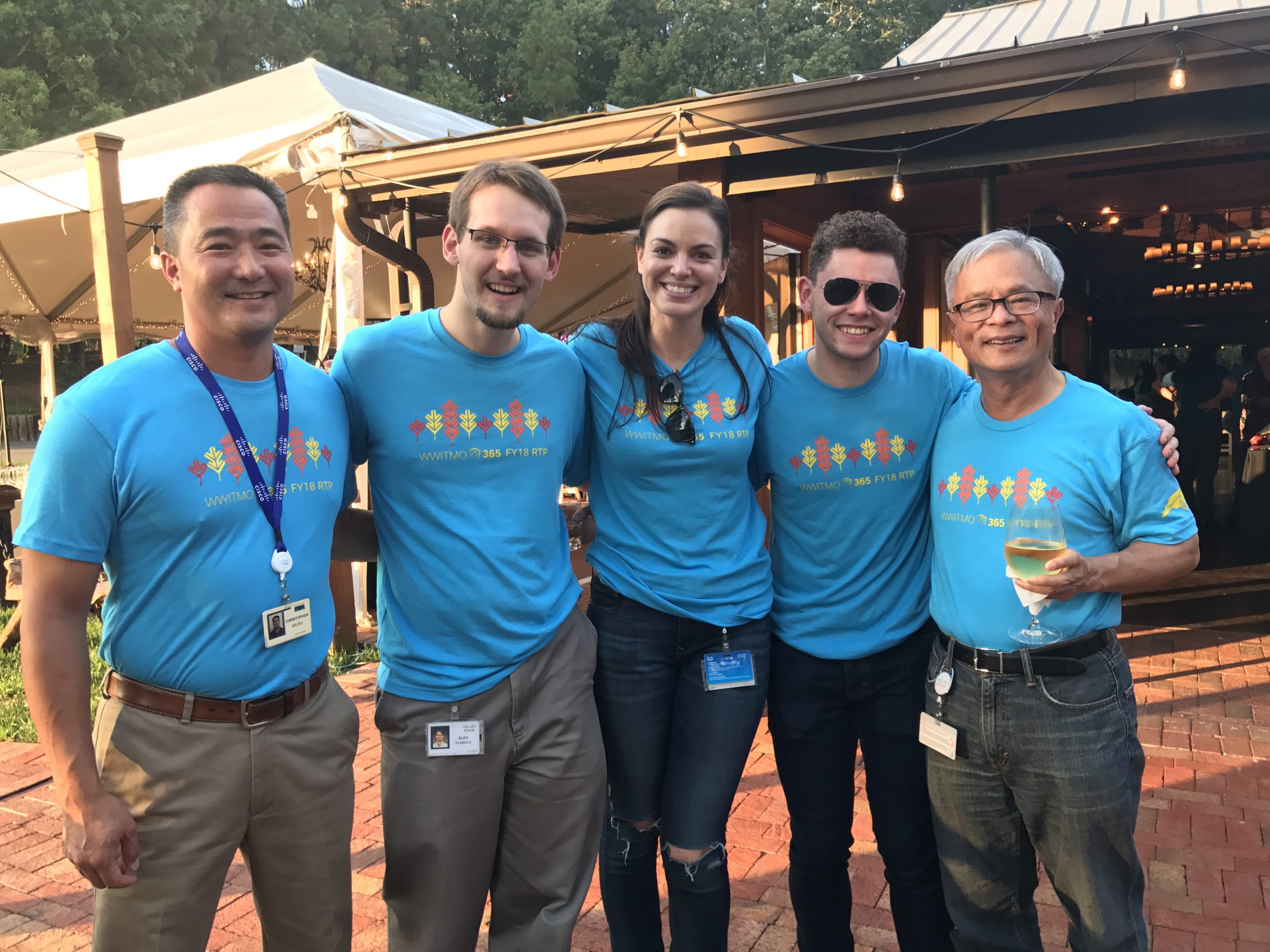 Chelease and husband at a Cisco event 