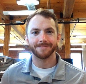 Aiden at work at Red River