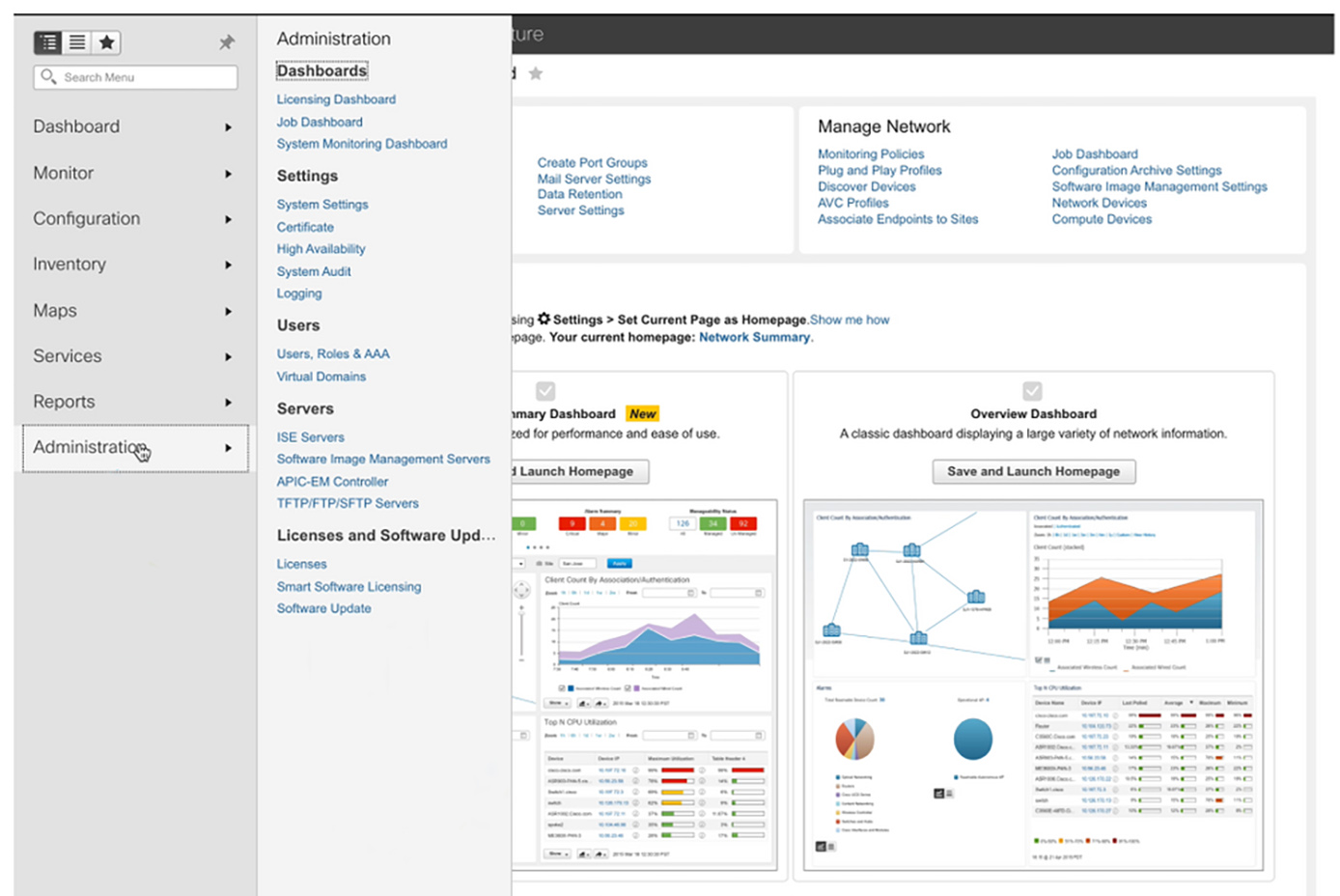 Software Upgrade Migration Dashboard