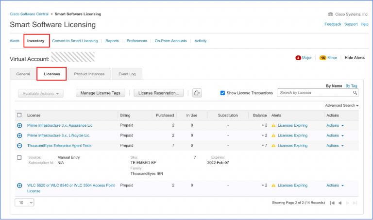 Smart Software Licensing