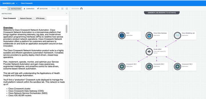 Crosswork Automation Sandbox 1