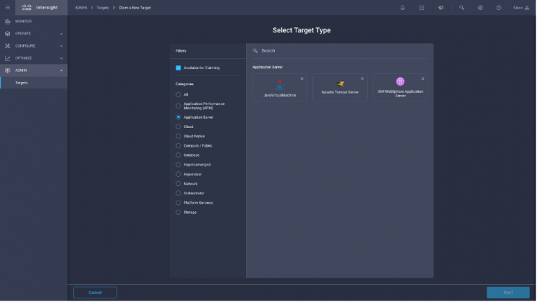 Target selection in IWO 