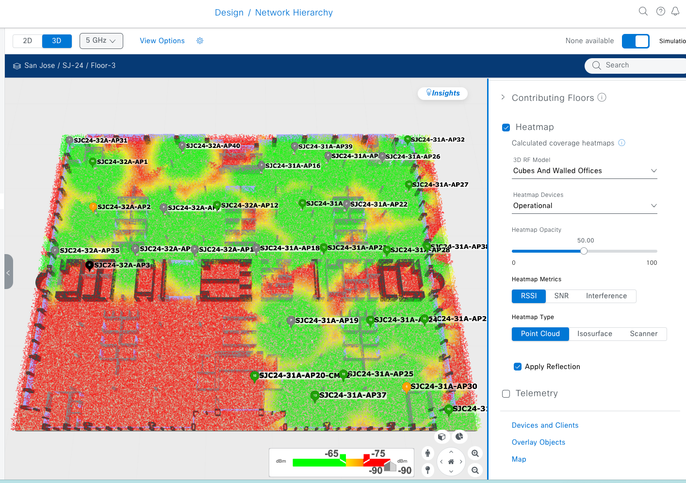 Cisco Visual RF Simulator