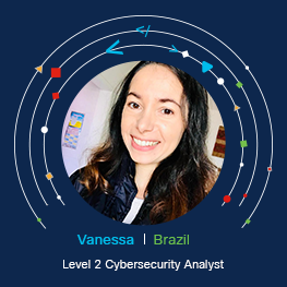 Vanessa, Brazil. Level 2 Cybersecurity Analyst